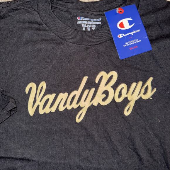 Champion "Vandy Boys" T-shirt Youth XL Black New With Tags - Picture 2 of 5